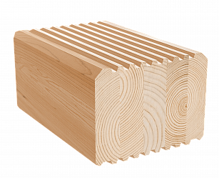 Клееный Брус             (стенокомплект)           Немецкий Профиль        Сосна/Ель     Стоимость за -1 м.куб.