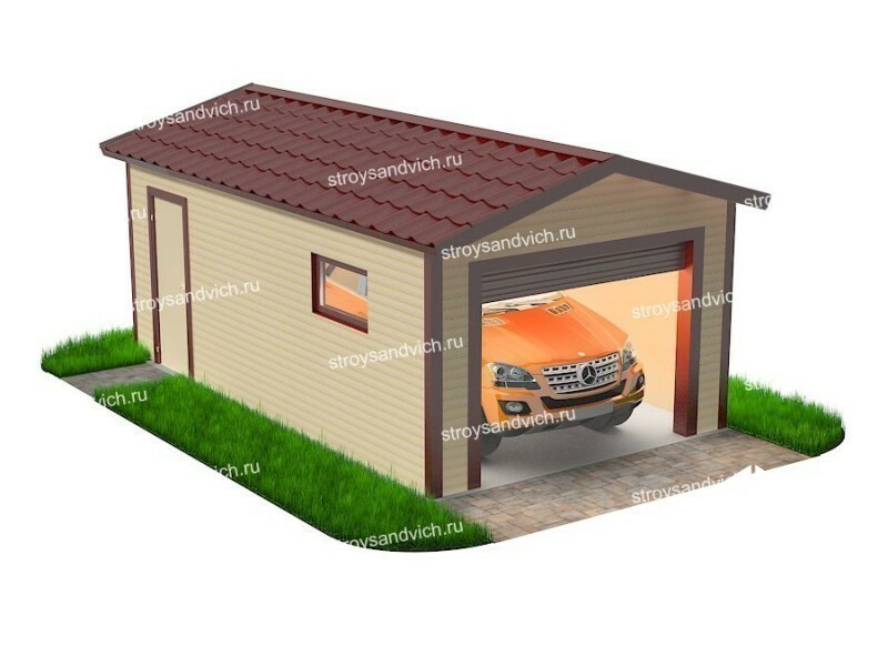 Теплый гараж 6х4м&nbsp;