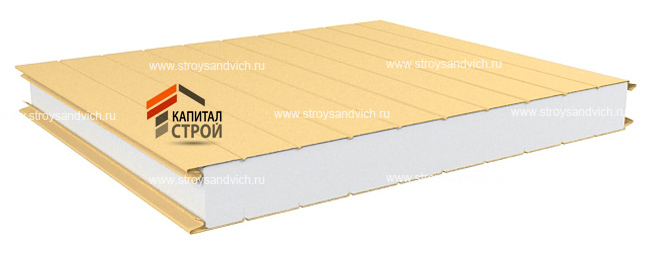 Панель стеновая ТЕПЛОПРЕМИУМ СППС С 1200 7V (полистирол / 7V)