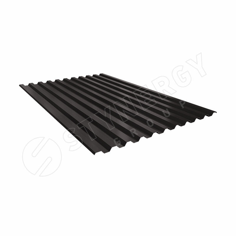 Профнастил С21 CORUNDUM50® RR32 (серо-коричневый) 0.50 A(цена за м.кв)