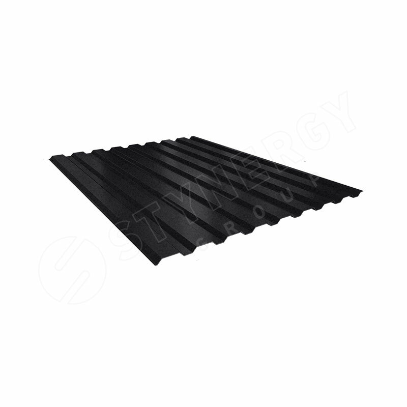 Профнастил С20 PURRUS® матовый RAL 9005 0.50 A(цена за м.кв)