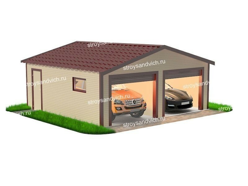 Теплый гараж 6х8м&nbsp;