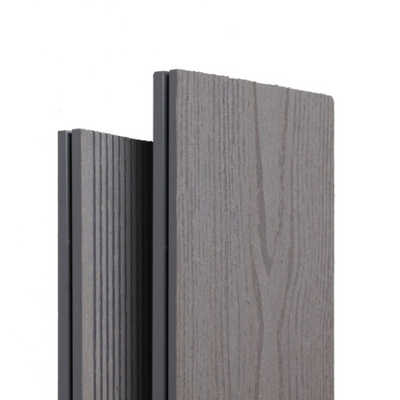 Террасная доска            Ecodecking Техно         Серый (цена за м.п)