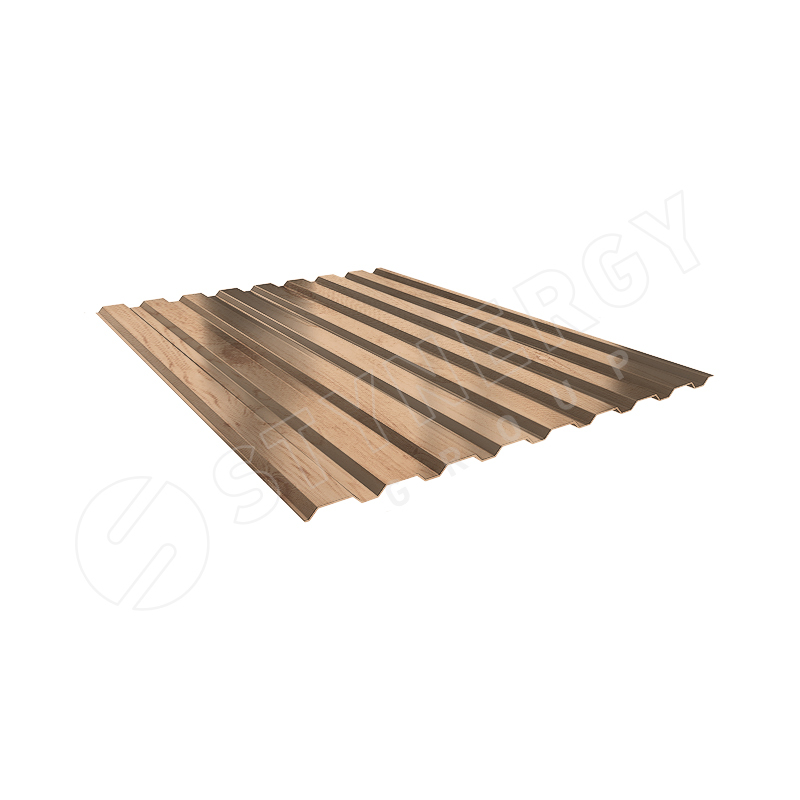 Профнастил С20 SteelArt® Орех 3D 0.45 А(цена за м.кв)