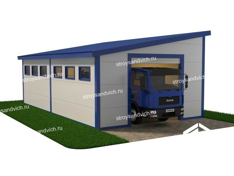 Теплый гараж 14х8&nbsp;