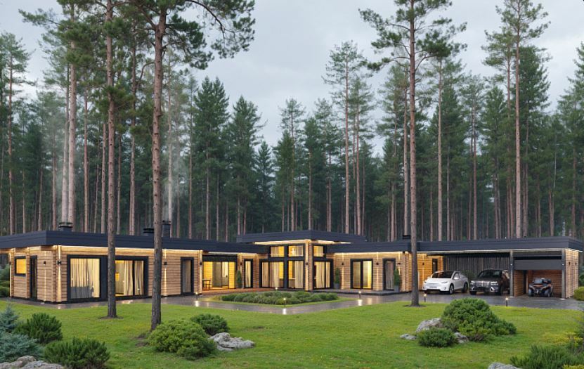 Проект дома из бруса <span style="font-weight: bold;">«Локи»</span>