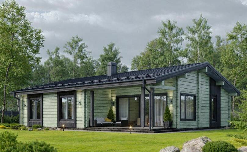 Проект дома из бруса <span style="font-weight: bold;">«Гуди»</span>