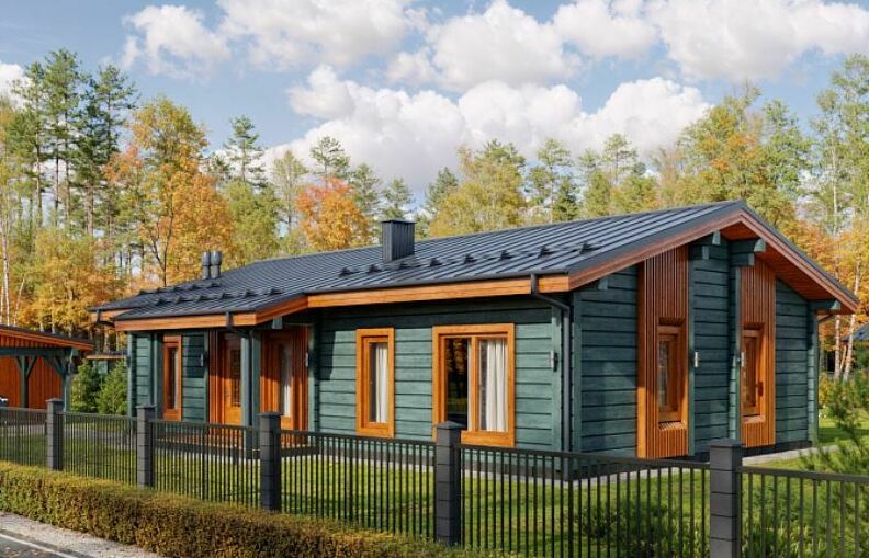 Проект Дома из бруса <span style="font-weight: bold;">«Вуди»&nbsp;</span>